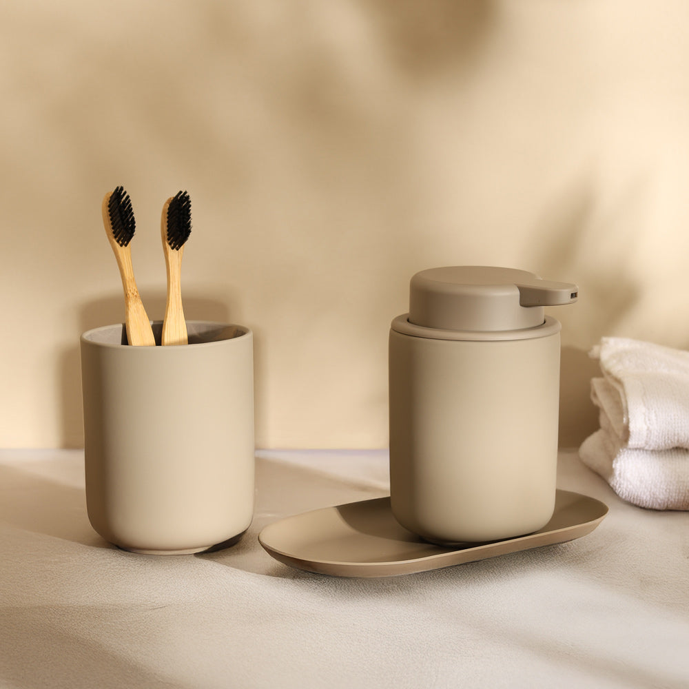 Ume 3-piece Bathroom Set - Taupe