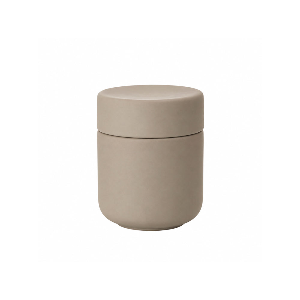 Ume Jar with Lid - Taupe