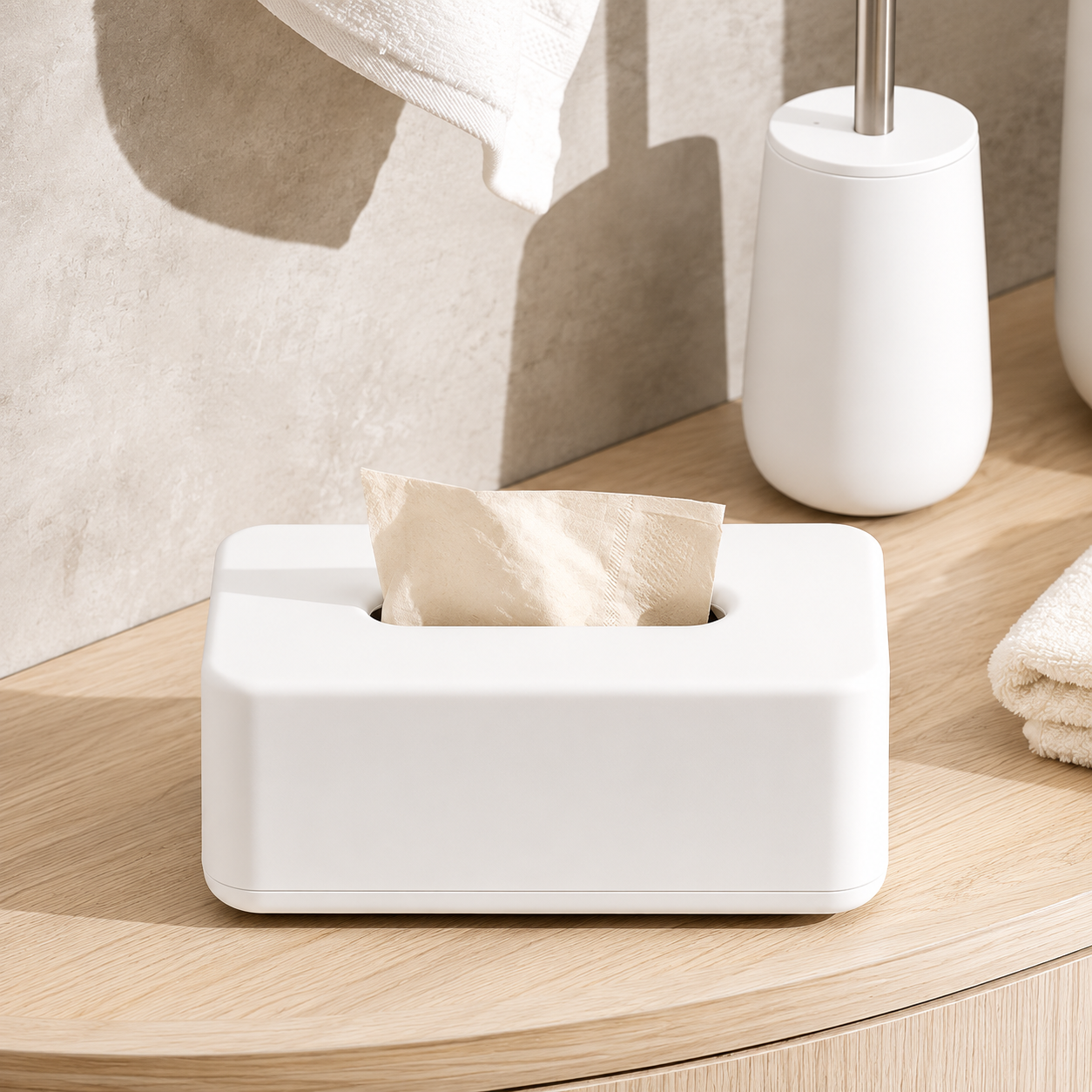 Ume Tissue Box Holder - White