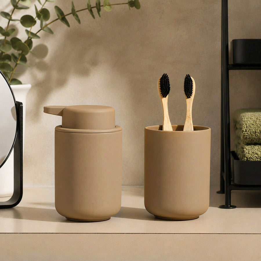 Ume Toothbrush Tumbler - Camel