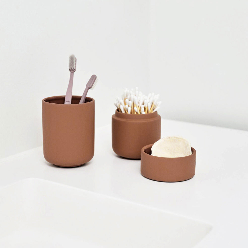 Ume Toothbrush Tumbler - Terracotta