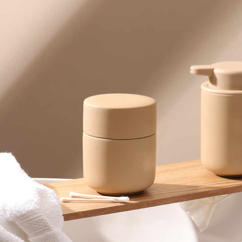 Ume Jar with Lid - Camel