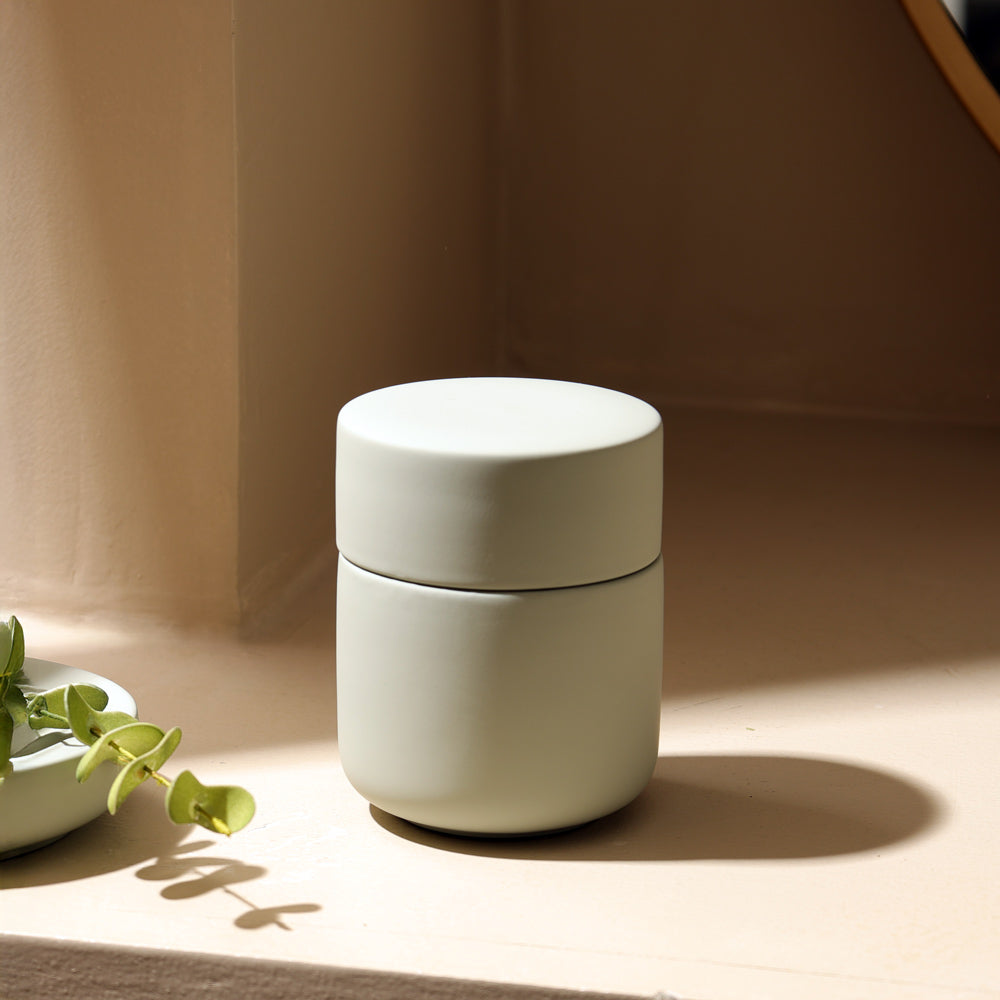Ume Jar with Lid - Eucalyptus