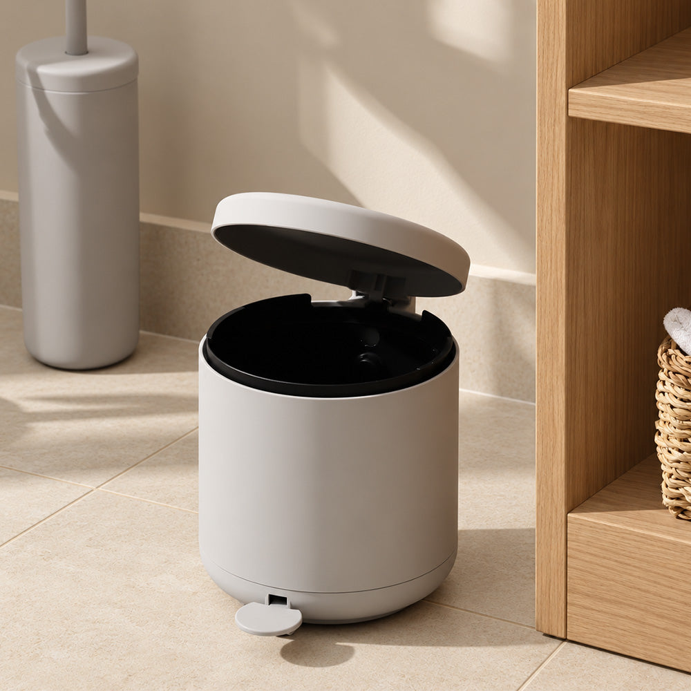 Ume Pedal Bin 4L - Soft Grey