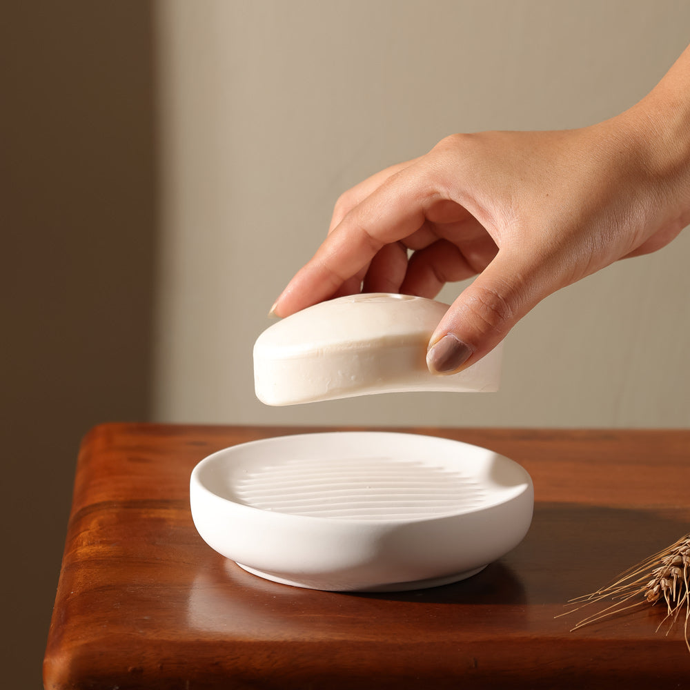 Ume Soap Dish - White