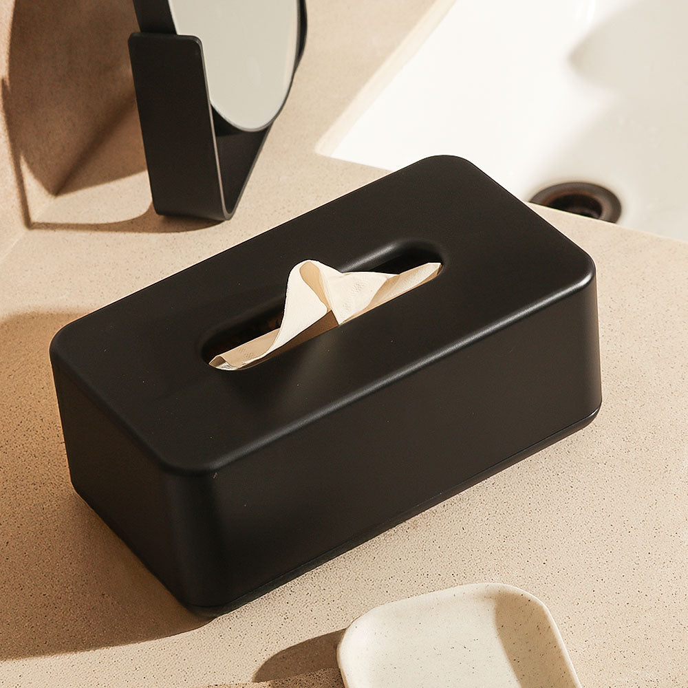 Ume Tissue Box Holder - Black