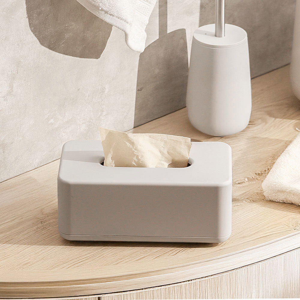 Ume Tissue Box Holder - Soft Grey