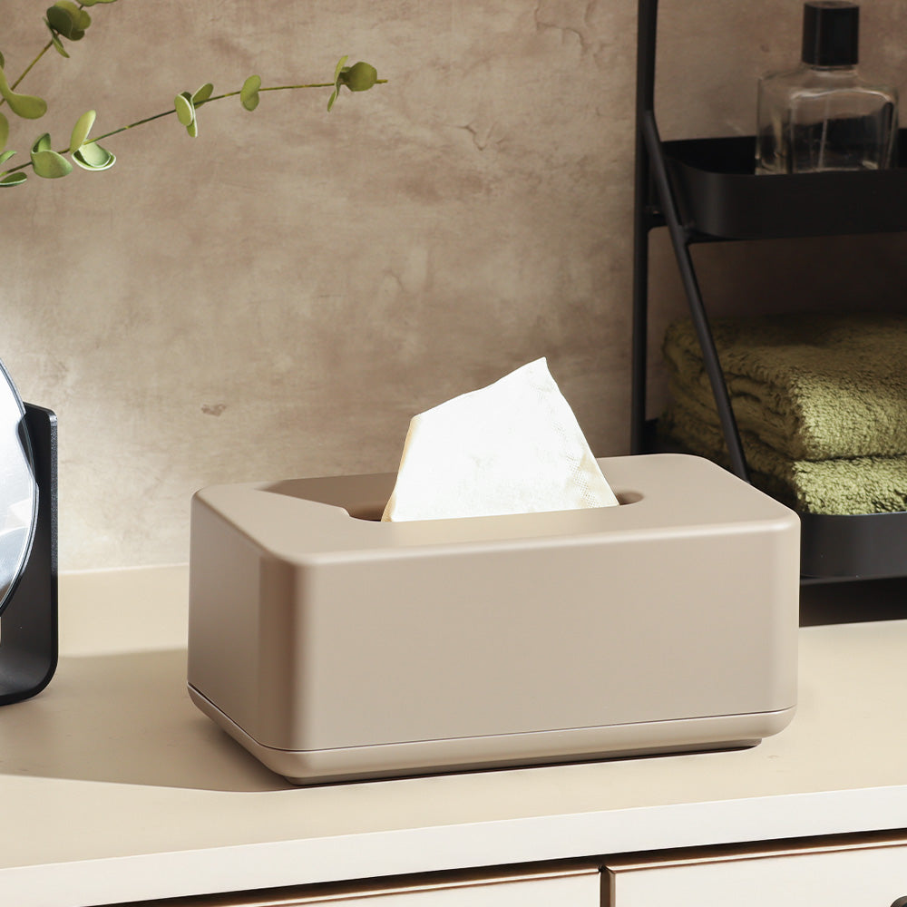 Ume Tissue Box Holder - Taupe