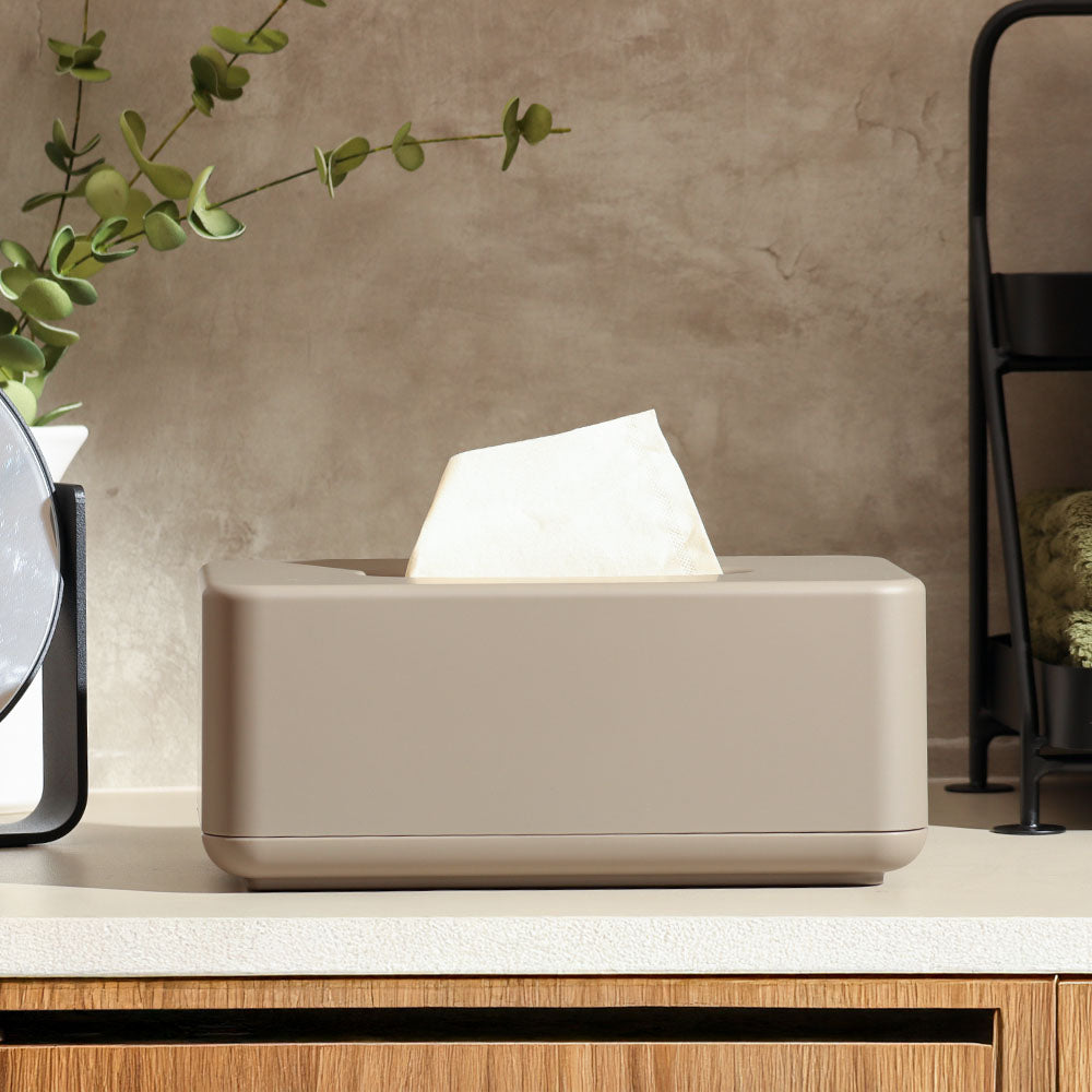 Ume Tissue Box Holder - Taupe