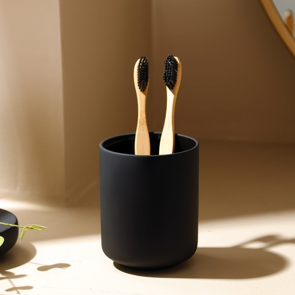 Ume Toothbrush Tumbler - Black