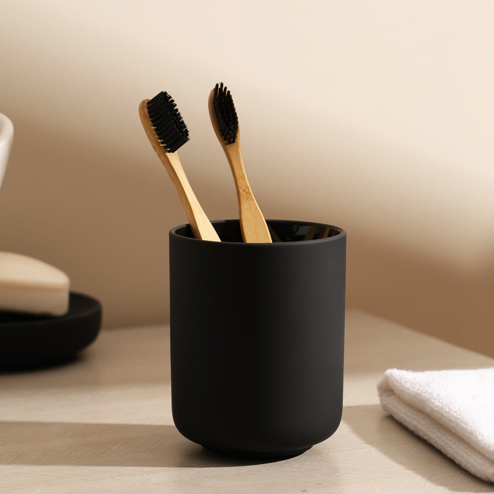 Ume Toothbrush Tumbler - Black