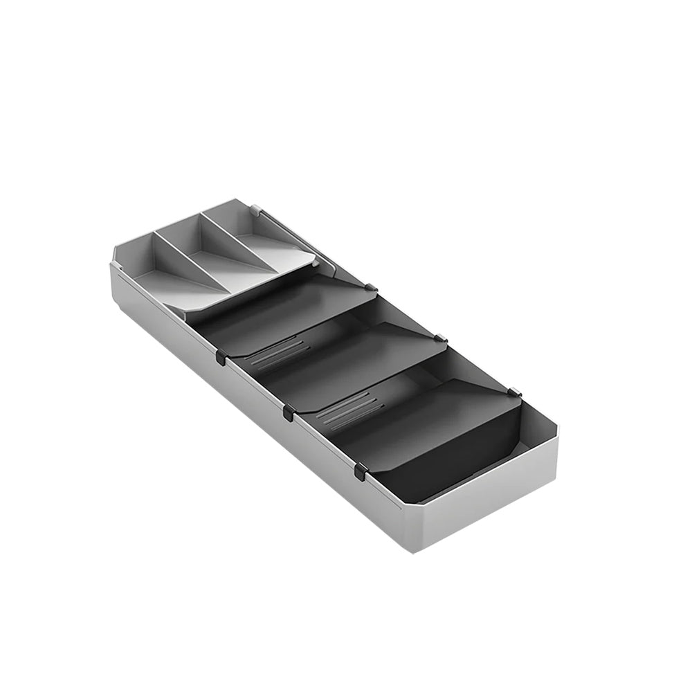 Uni-fit Adjustable Cutlery Organizer - Grey