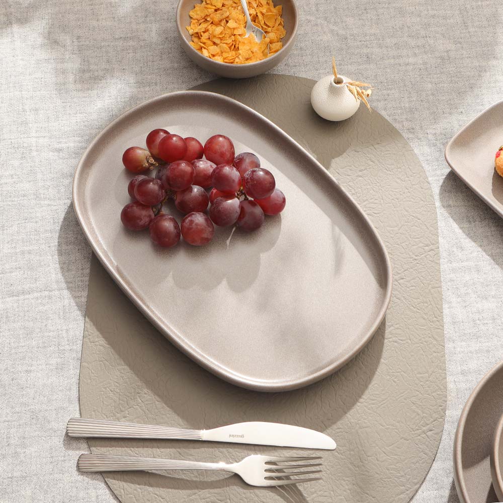 Urban Oval Platter - Grey