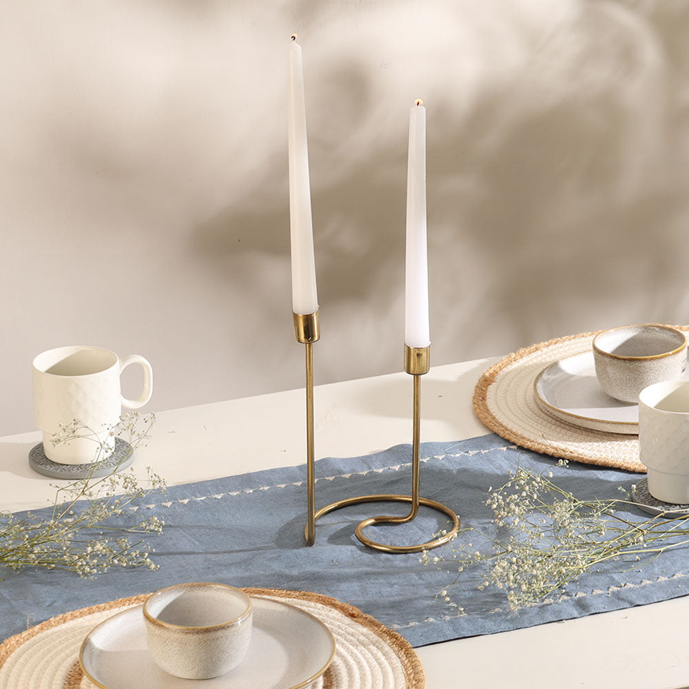 Anya Loop Candlestand - Gold