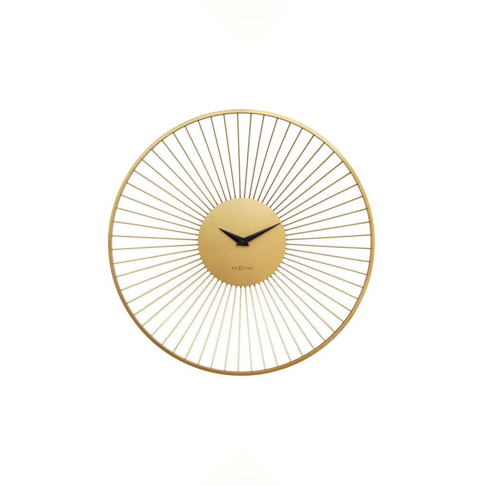 Vasco Round Wall Clock 80cm - Gold