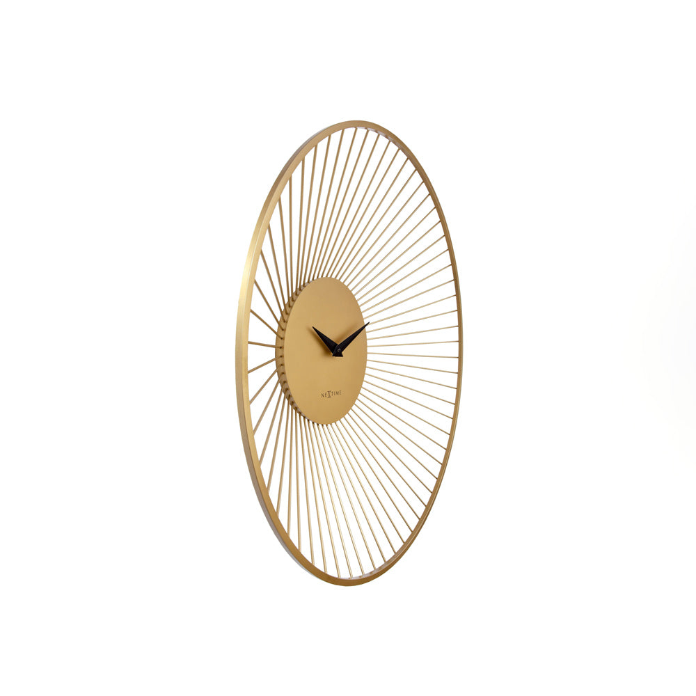 Vasco Round Wall Clock 80cm - Gold