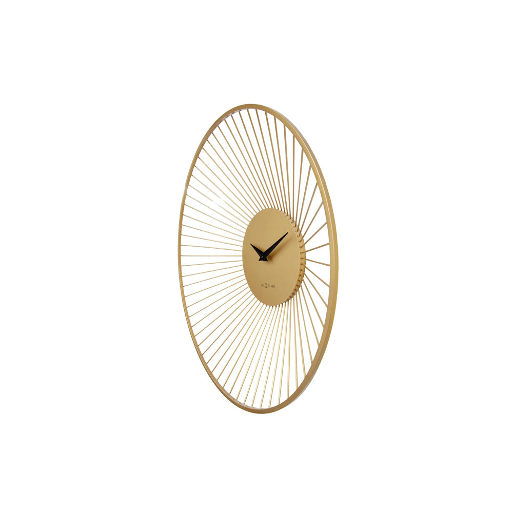 Vasco Round Wall Clock 80cm - Gold