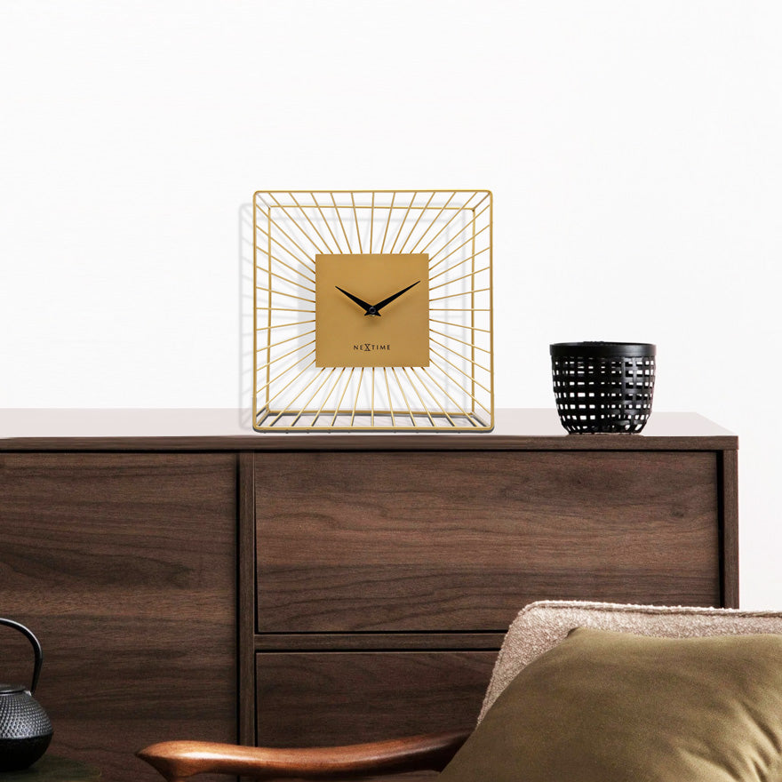 Vasco Table Clock - Gold