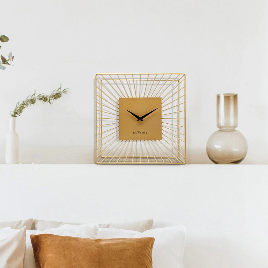 Vasco Table Clock - Gold