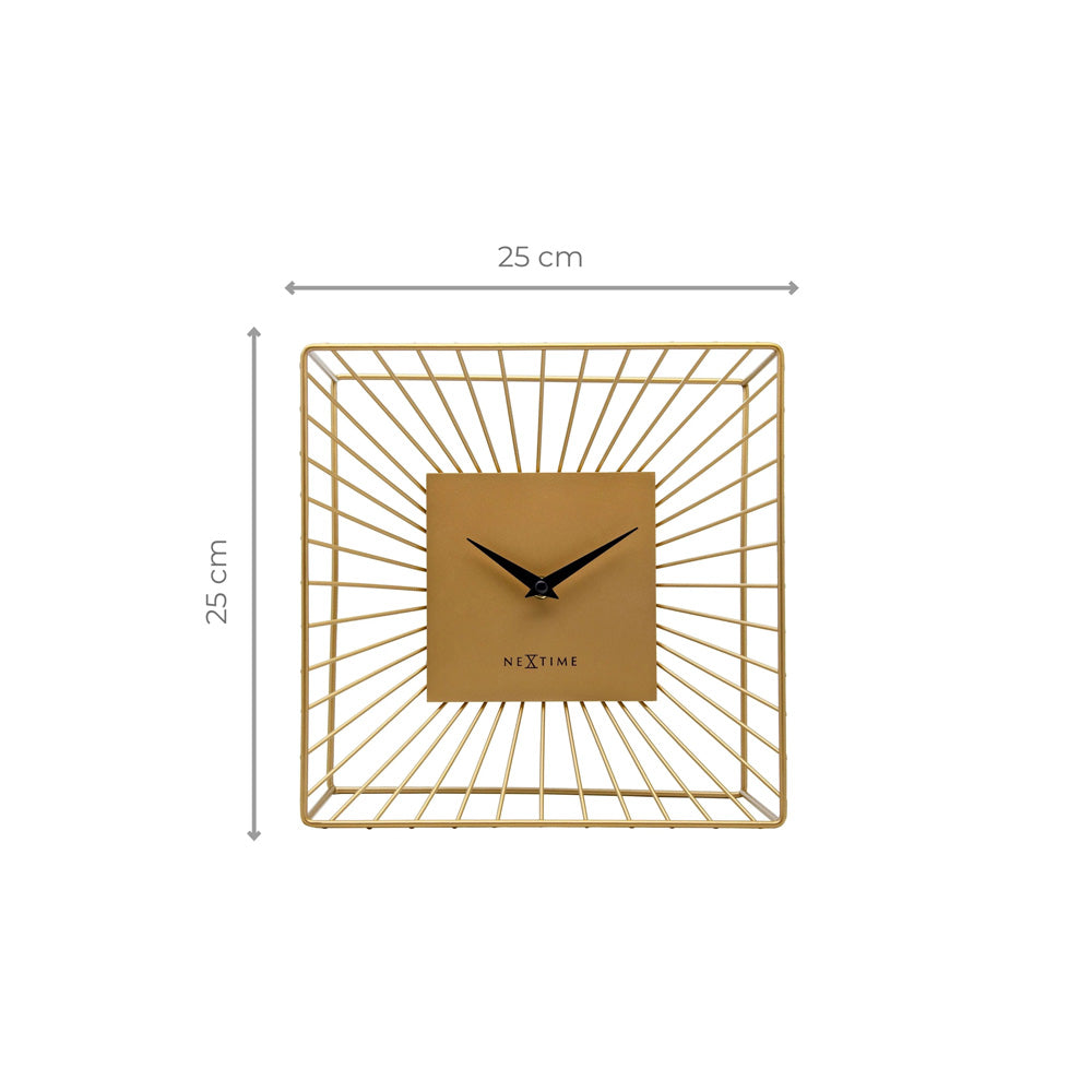 Vasco Table Clock - Gold