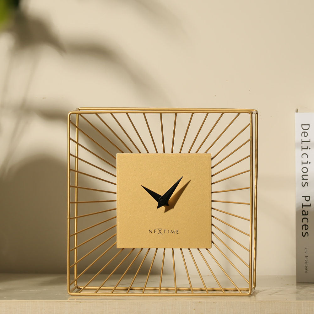 Vasco Table Clock - Gold