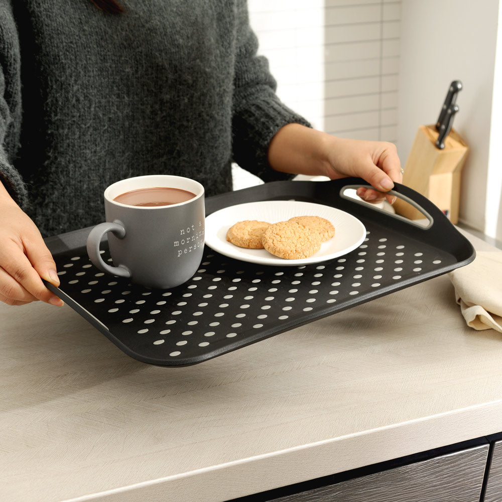 Vente Serving Tray Large - Black