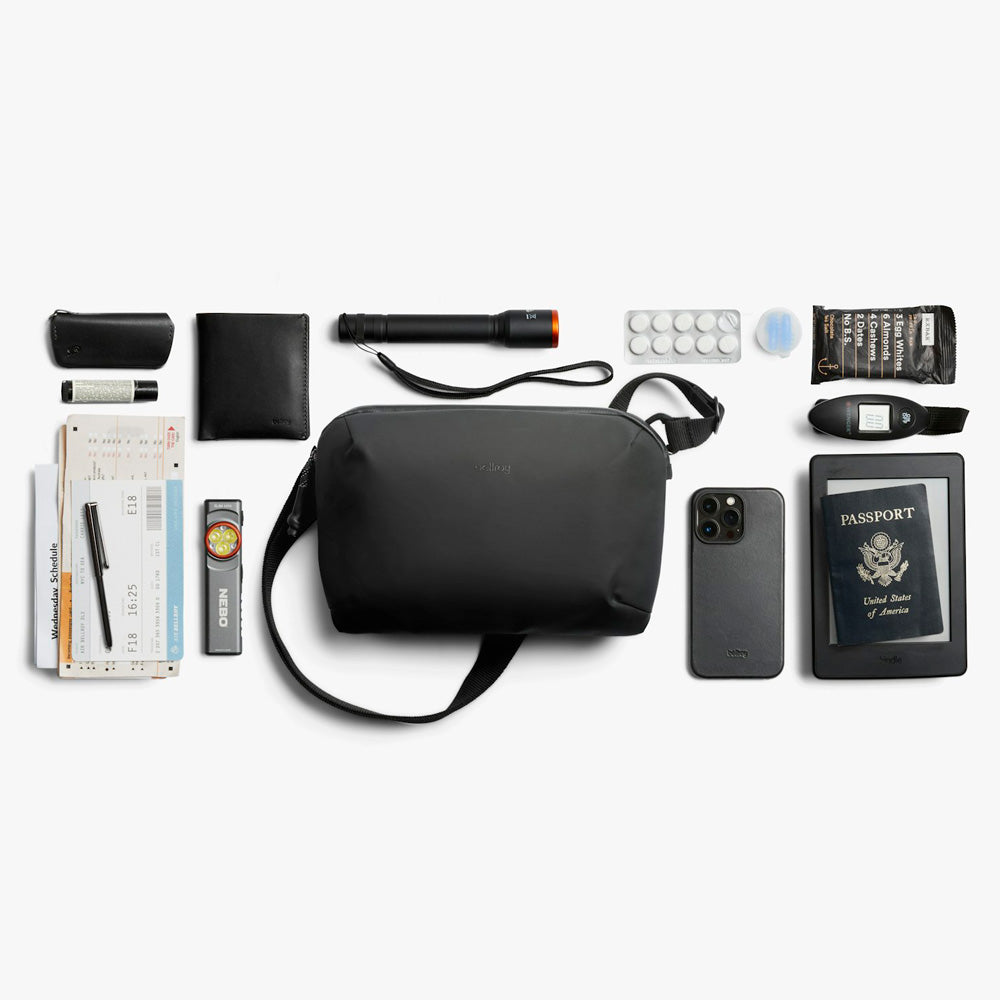 Venture Travel Crossbody - Jet Black