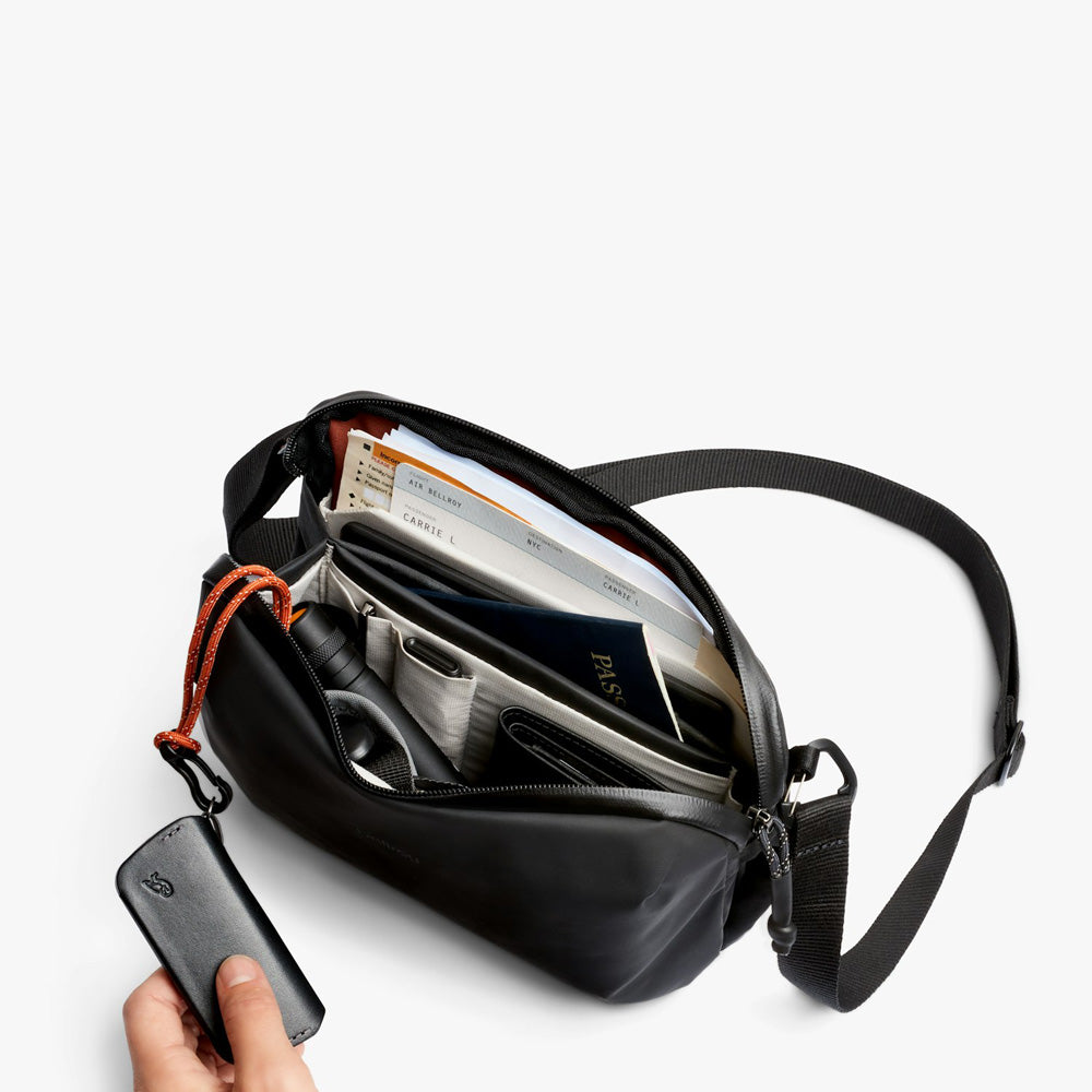 Venture Travel Crossbody - Jet Black