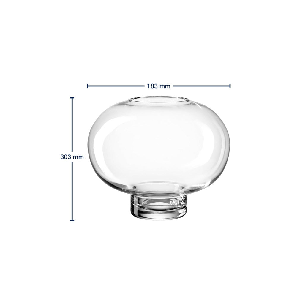 Vernazza Ball Vase - Clear