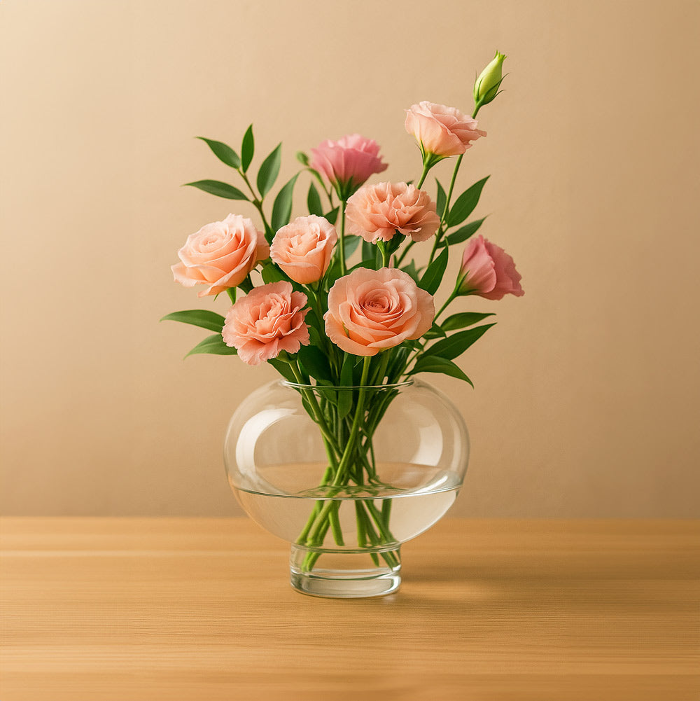 Vernazza Ball Vase - Clear
