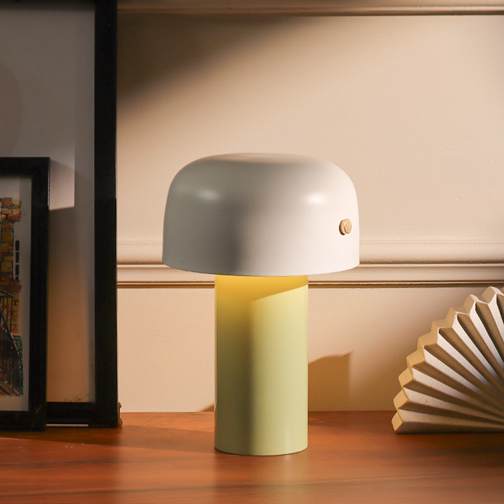 Verne Rechargeable Desk Lamp Medium - Mint White