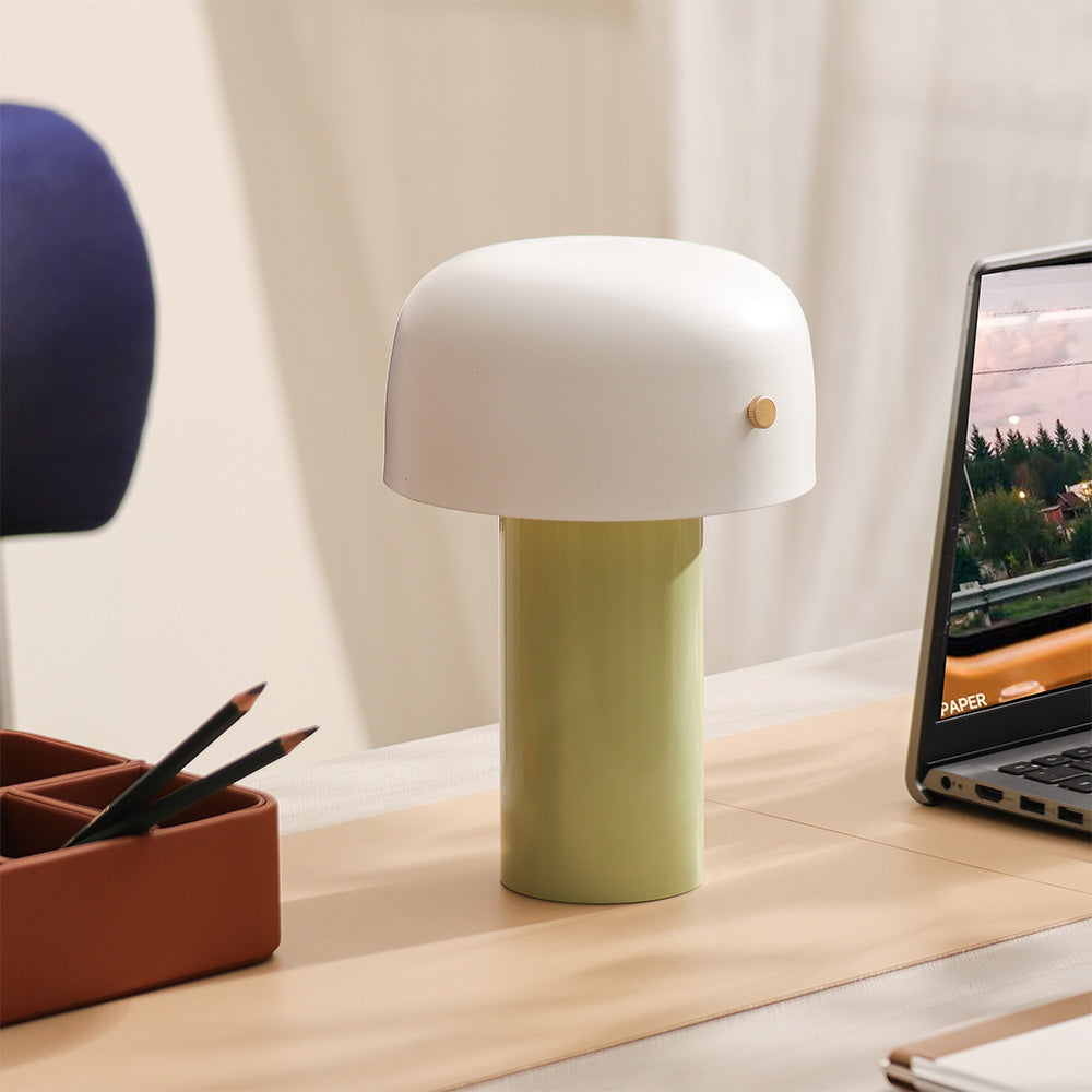Verne Rechargeable Desk Lamp Medium - Mint White