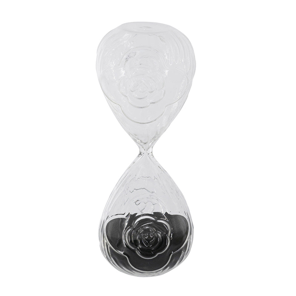 Verona Engraved Hourglass Medium - Black