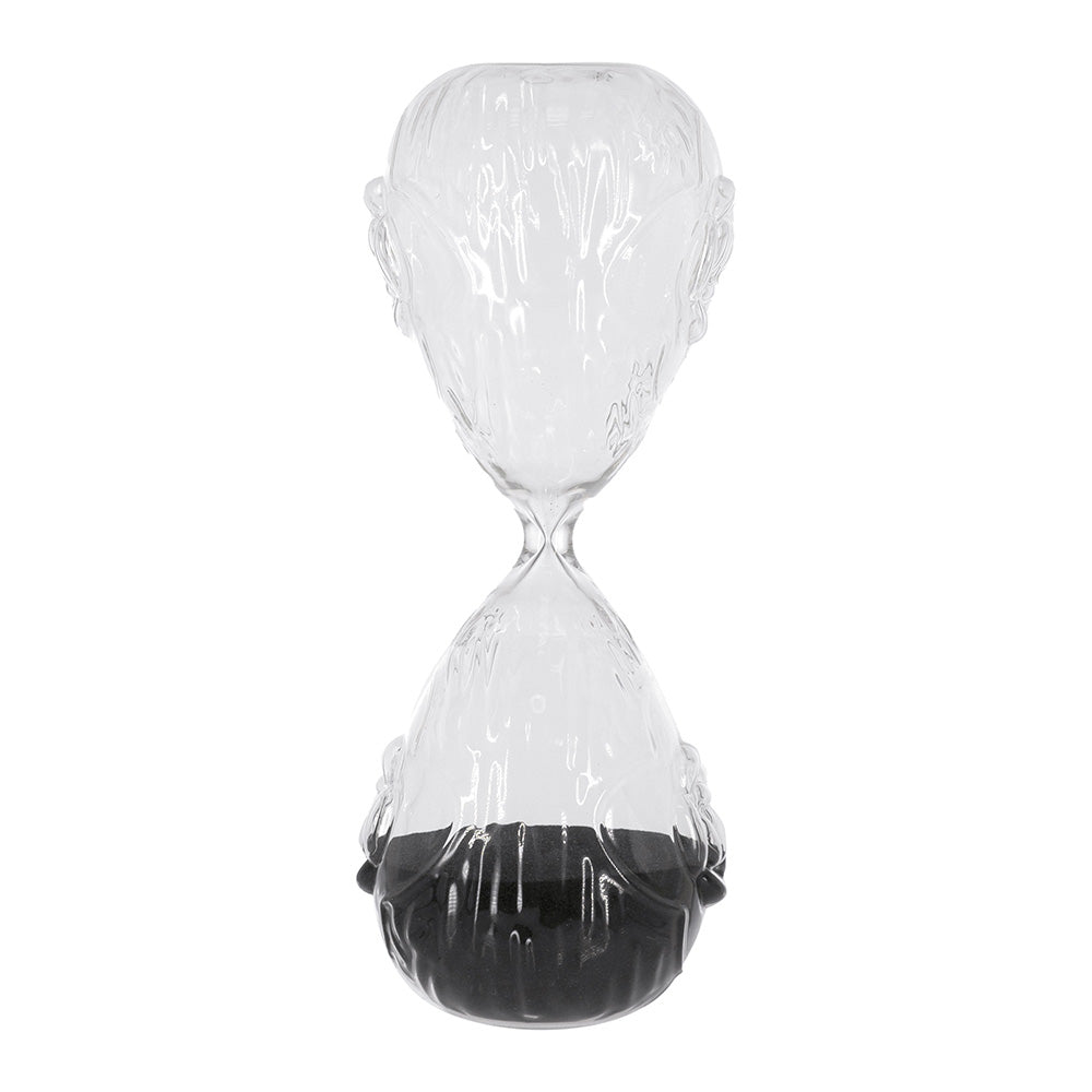 Verona Engraved Hourglass Large - Black