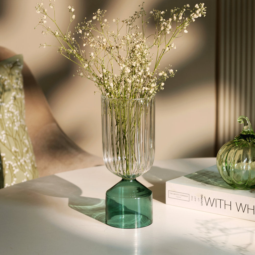 Lume Glass Vase Medium - Teal