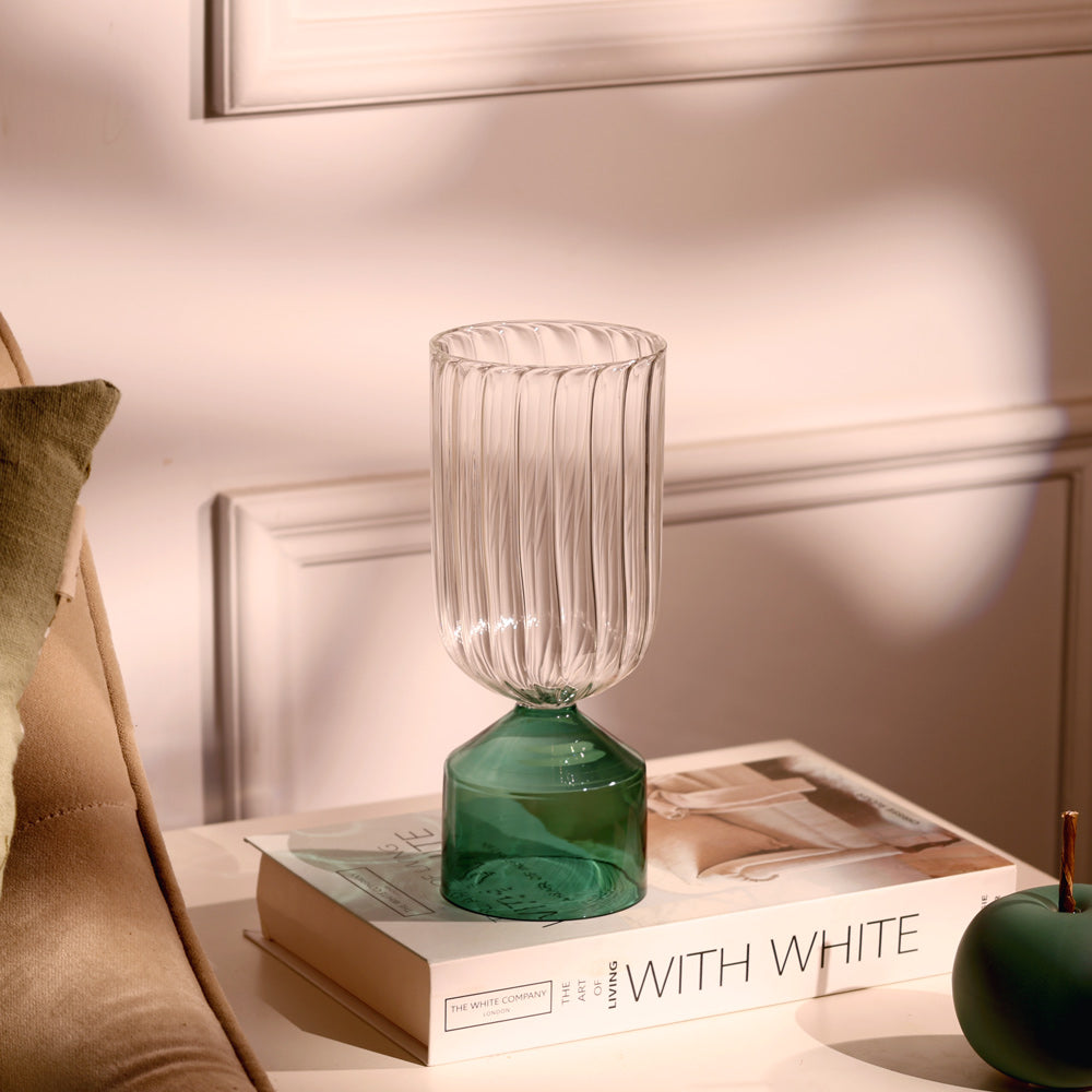 Lume Glass Vase Medium - Teal
