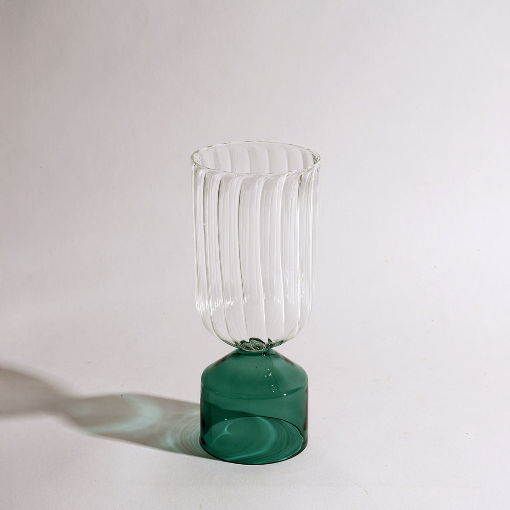 Lume Glass Vase Medium - Teal