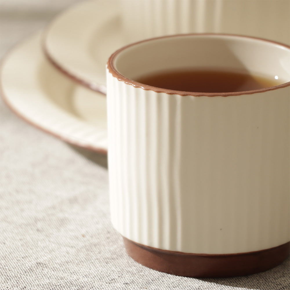 Vesper Coffee Mug - Cream Brown