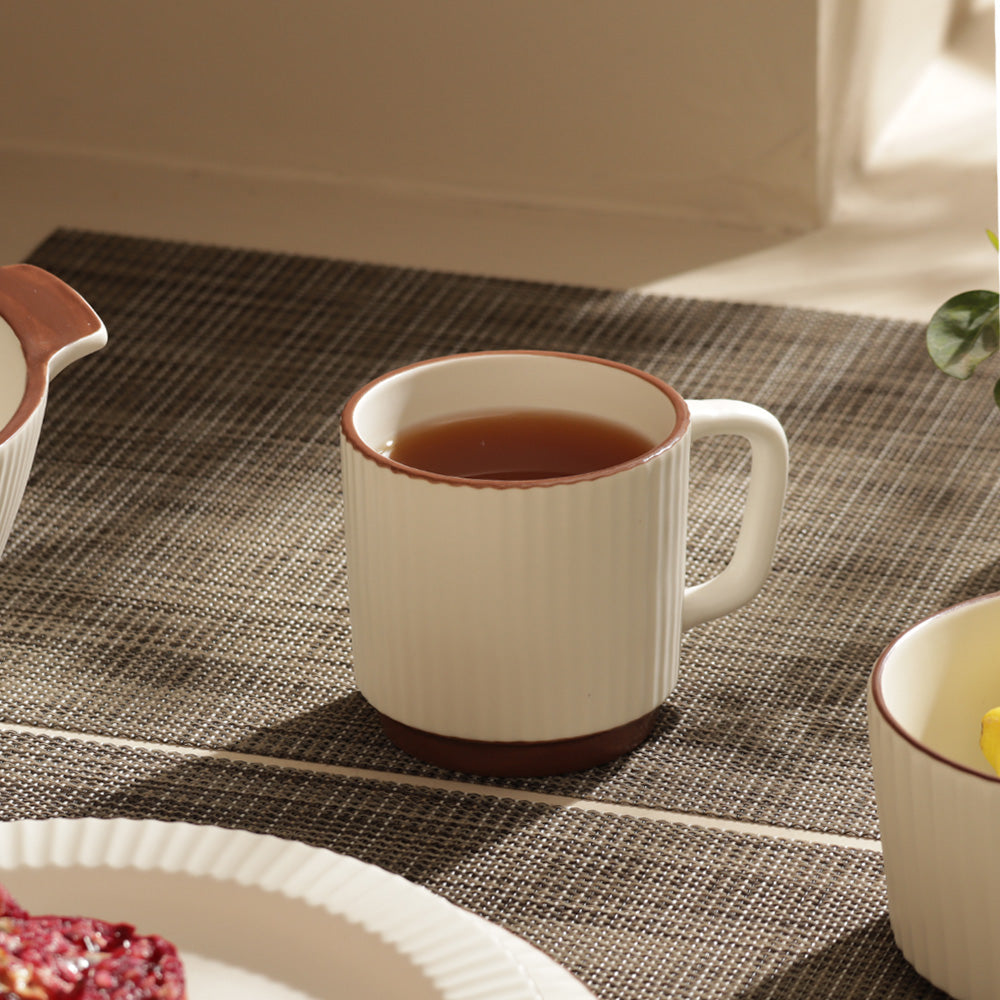 Vesper Coffee Mug - Cream Brown