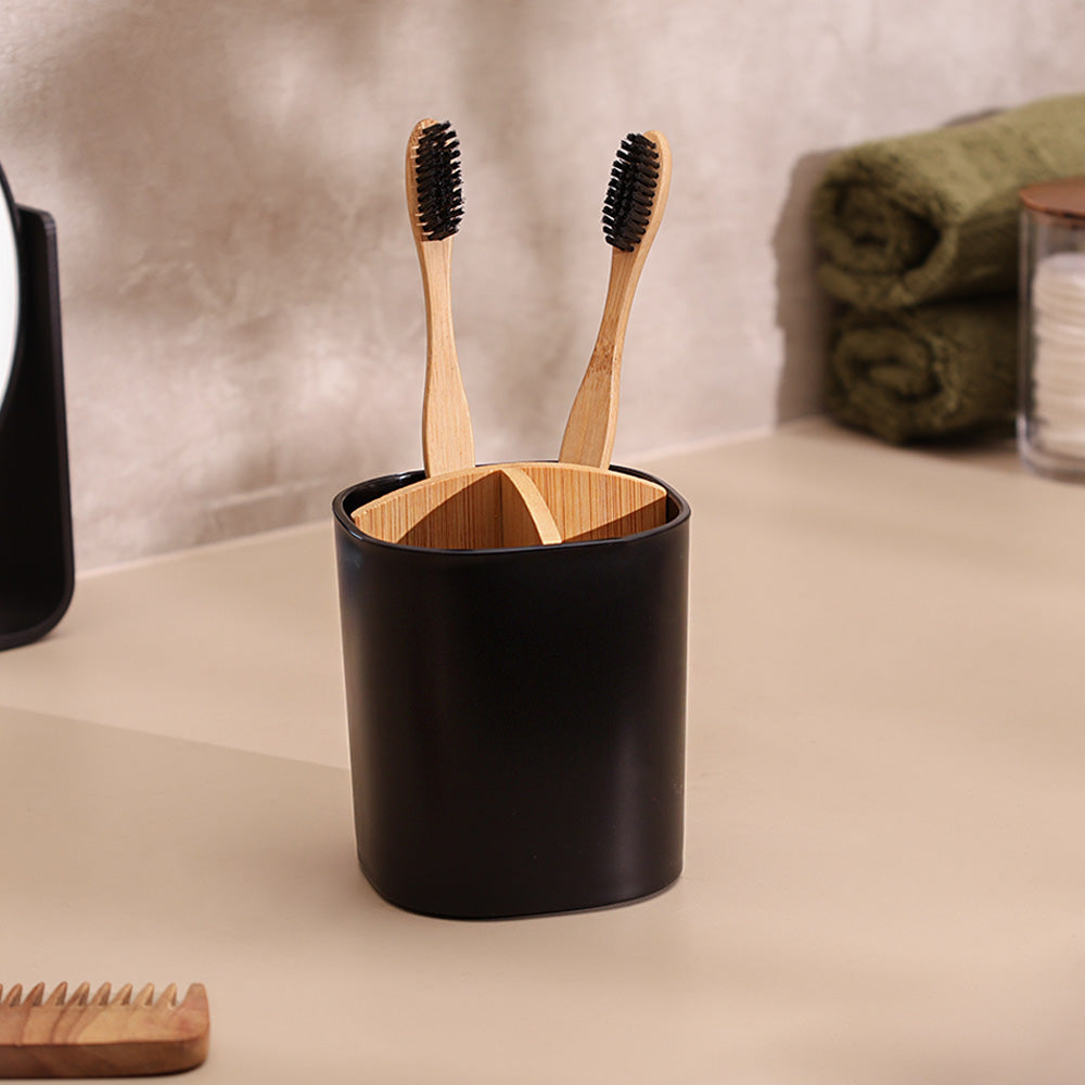 Veta Multi-compartment Tumbler - Black Natural