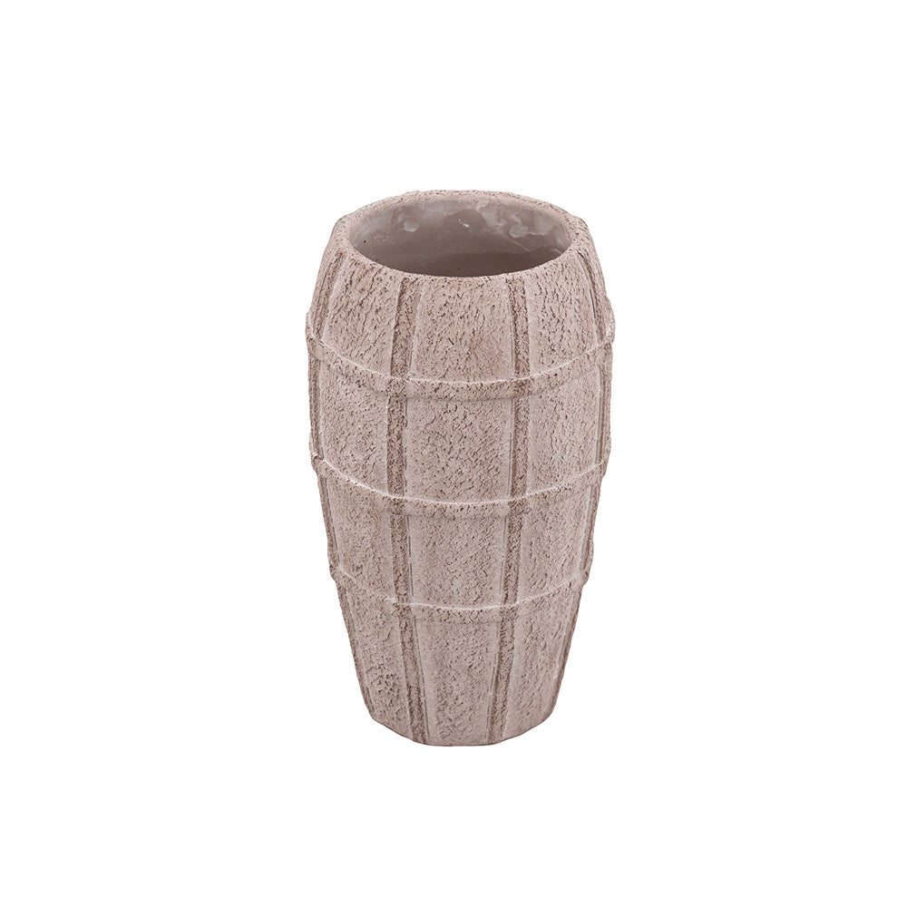 Vex Concrete Vase Large - Textured Greige