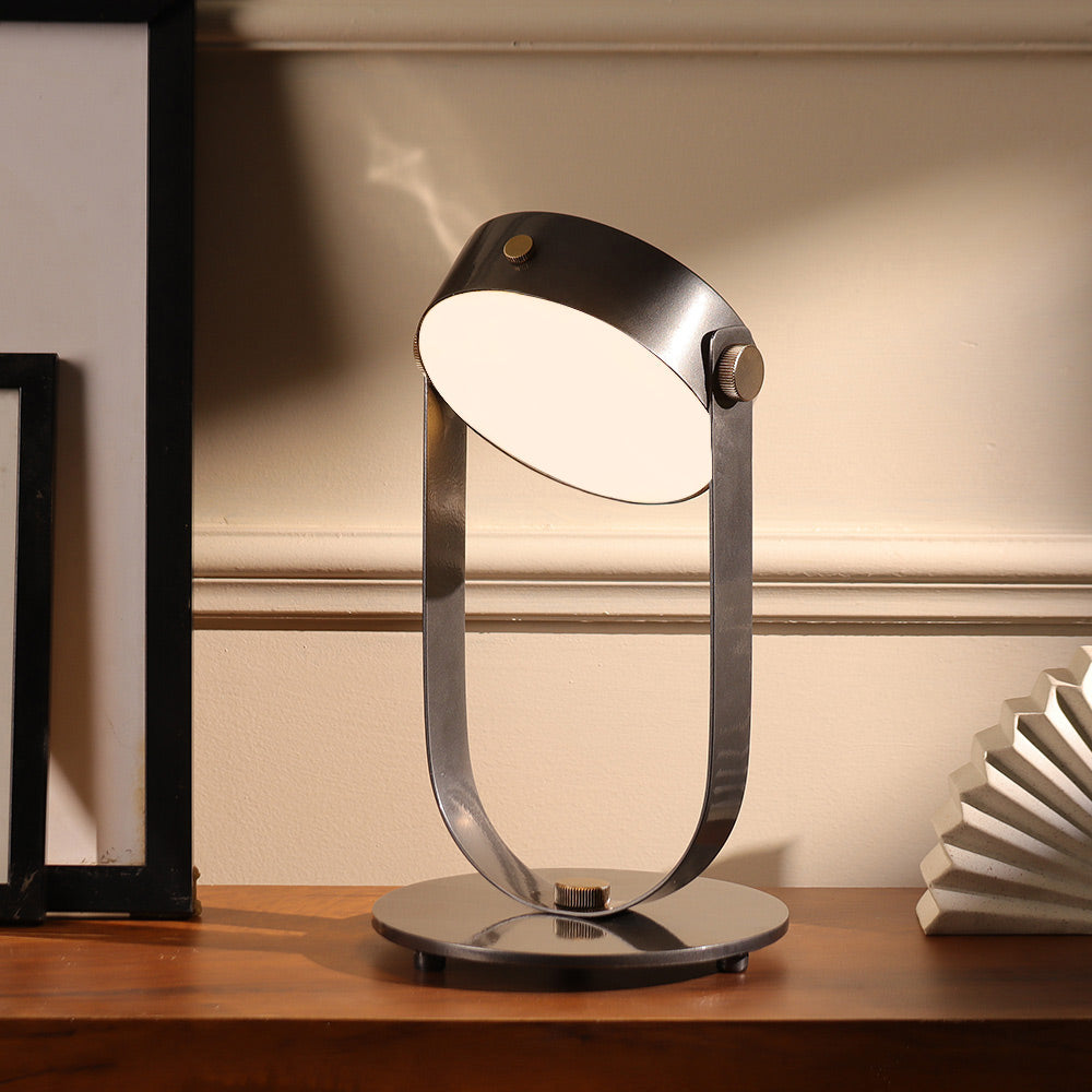 Vienne Rechargeable Desk Lamp Large - Gunmetal