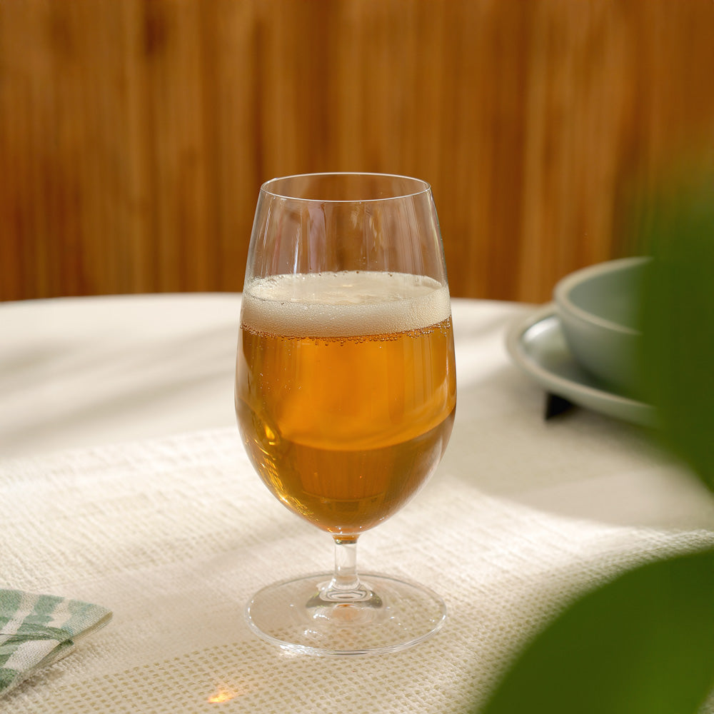 Vintage Beer Glasses 410ml, Set of 2