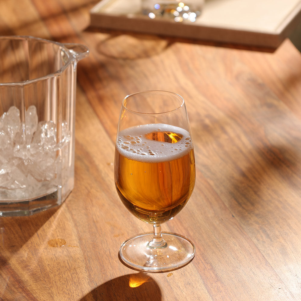 Vintage Beer Glasses 410ml, Set of 2