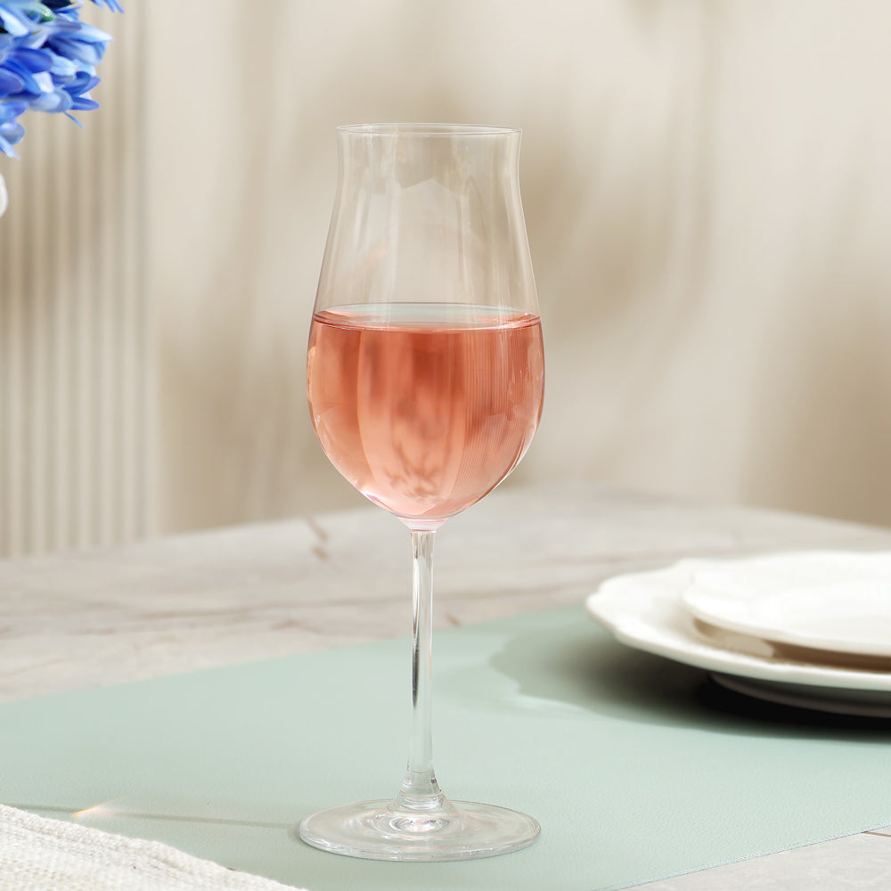Vintage Rose Wine Glasses 320ml, Set of 2