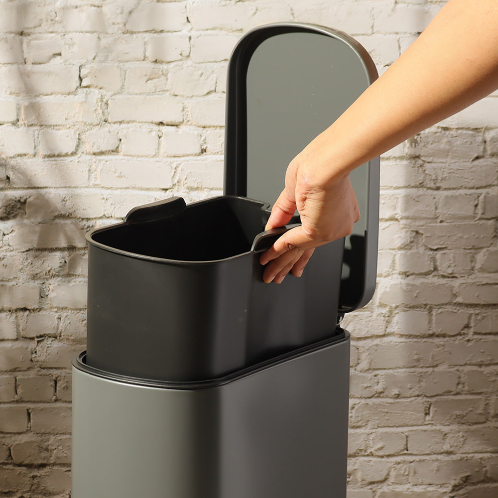 Vista Pedal Bin 10L - Grey