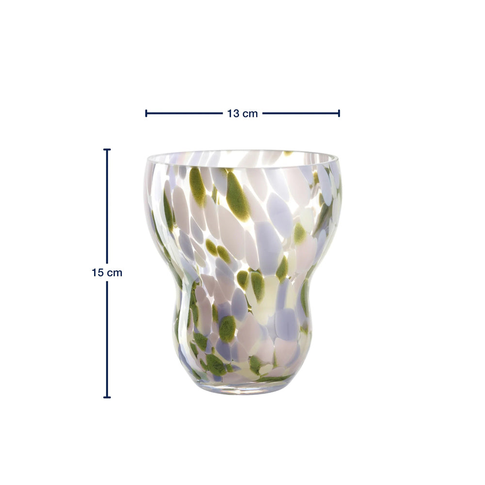 Vivace Curved Vase - Speckled