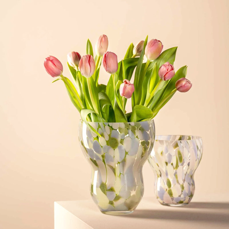 Vivace Curved Vase - Speckled
