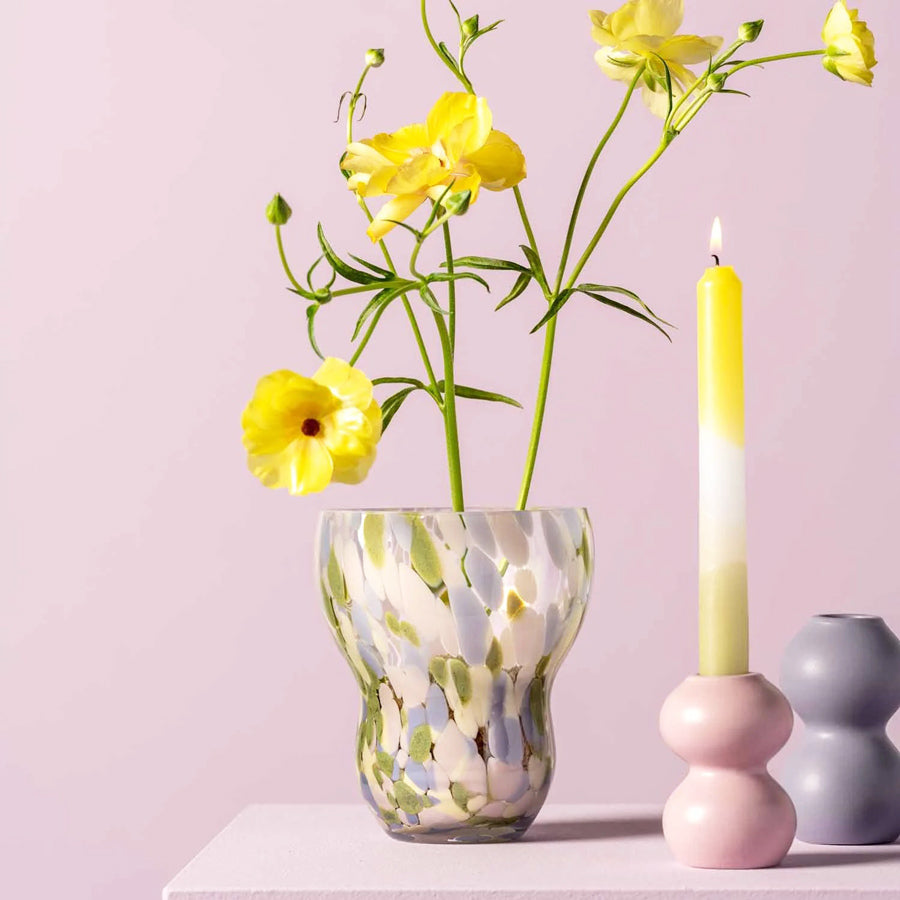 Vivace Curved Vase - Speckled