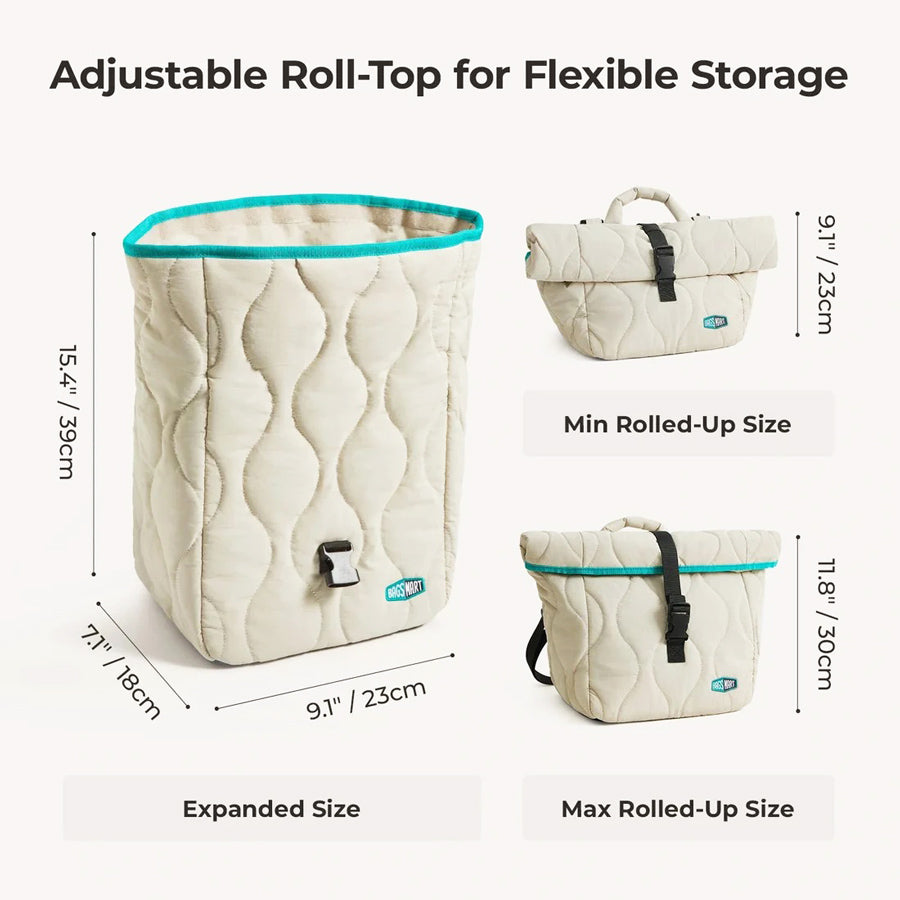 Walker Insulated Lunch Bag - Beige